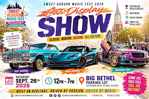 Sweet Auburn Music Fest Car Show