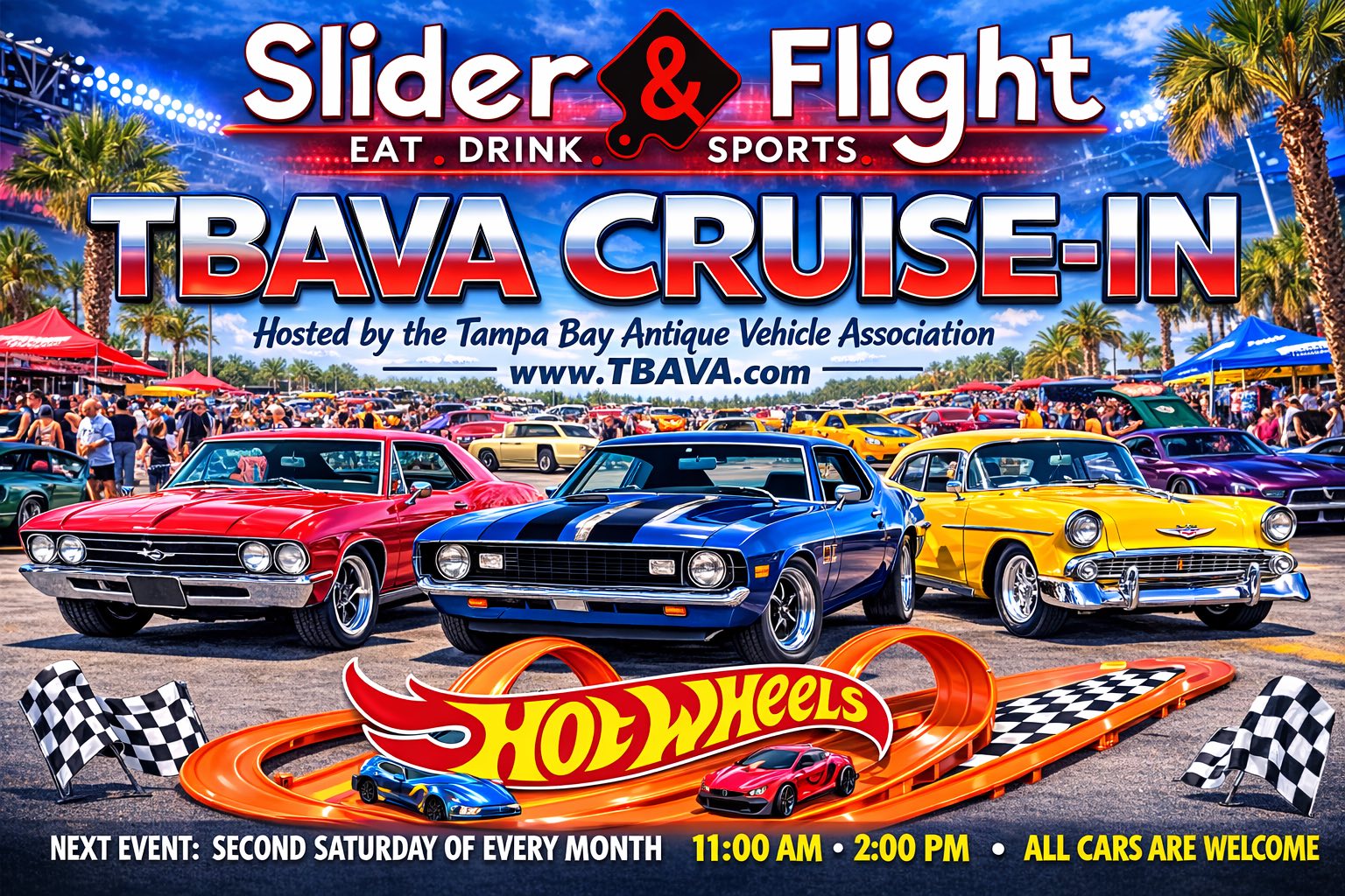 TBAVA Cruise In & Hot Wheels Racing