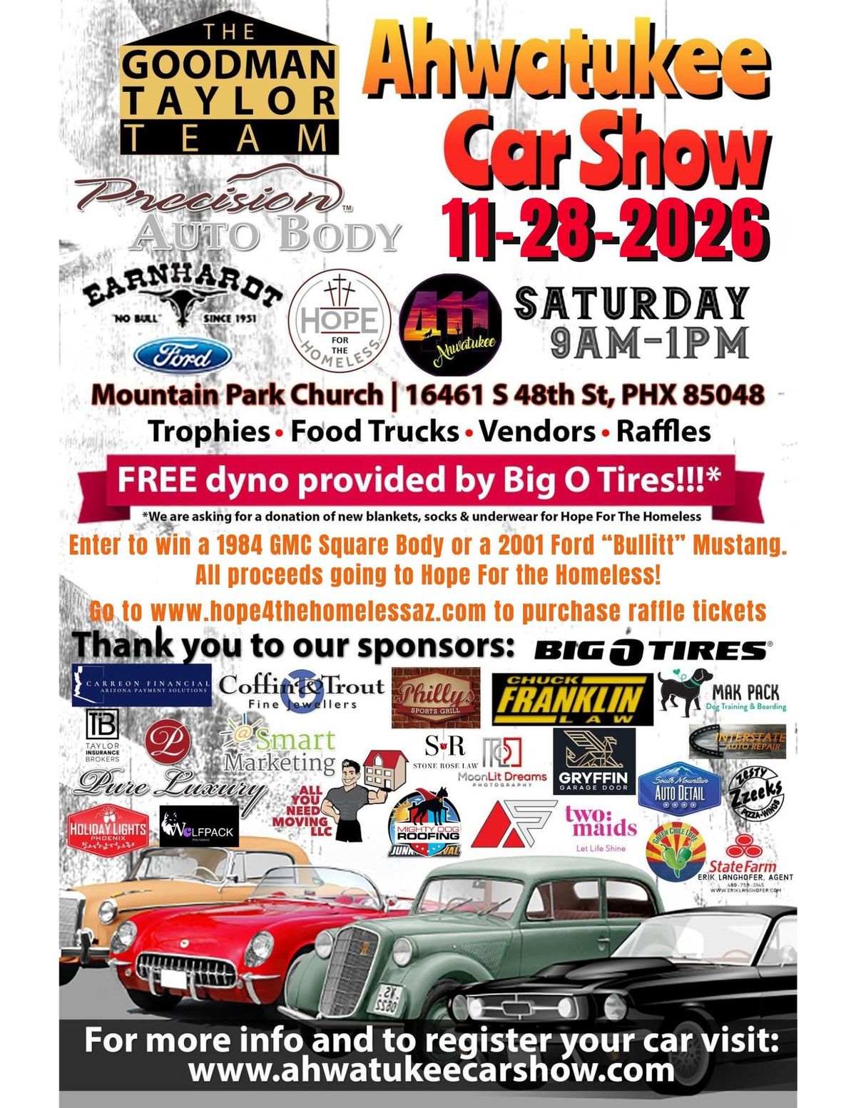 The Ahwatukee Car Show benefiting Hope for the Homeless