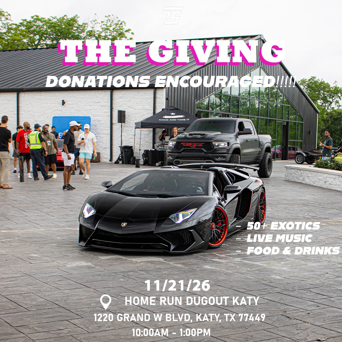 The Giving - Tuz Society Exotics for Cancer Awareness