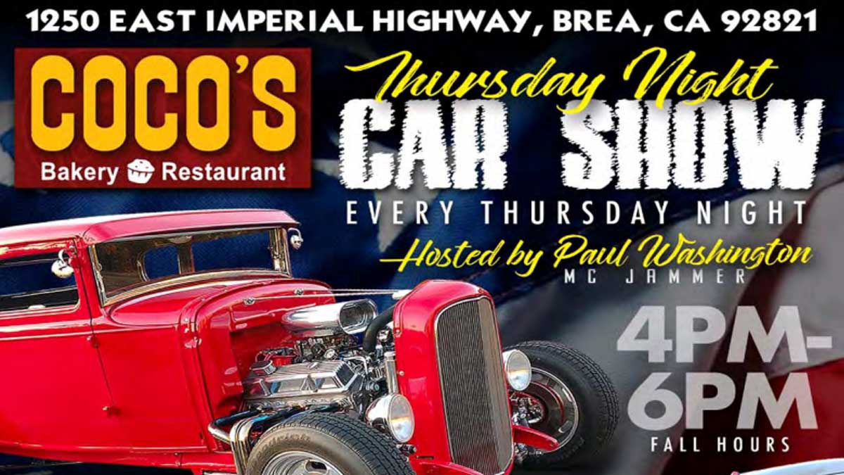 Thursday Night Car Show at Coco's
