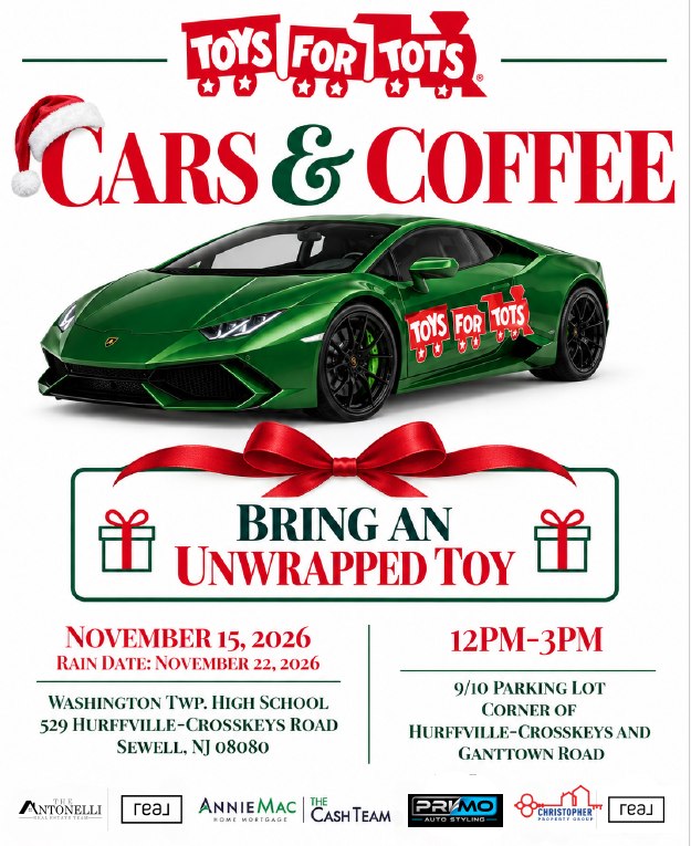 Toys for Tots Cars & Coffee