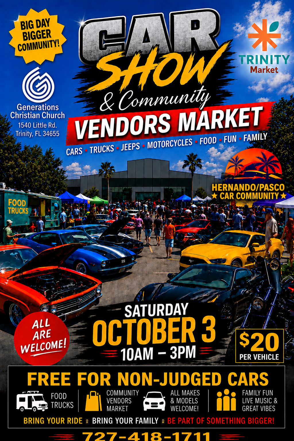 Trinity Generations Car Show