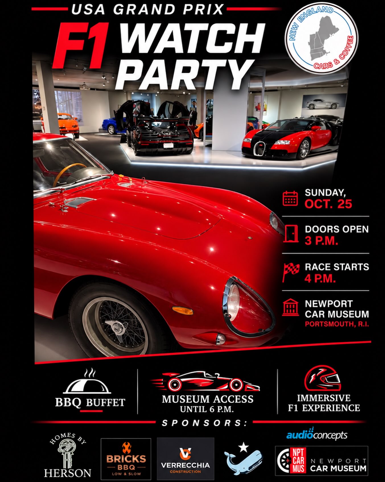 USA Formula 1 Grand Prix Watch Party