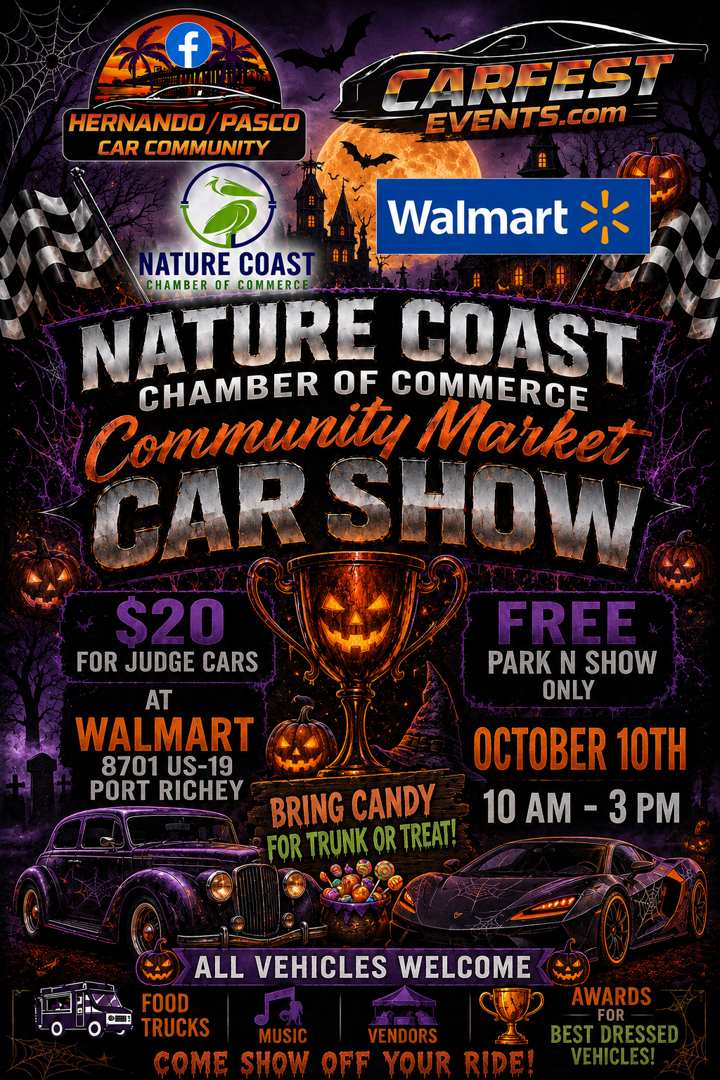 Walmart Halloween Car Show