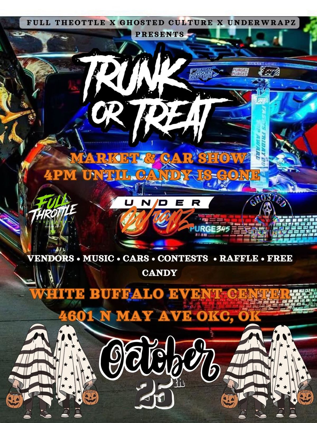 Whispers in the Hollow: Trunk or Treat, Car Show & Vendor Market