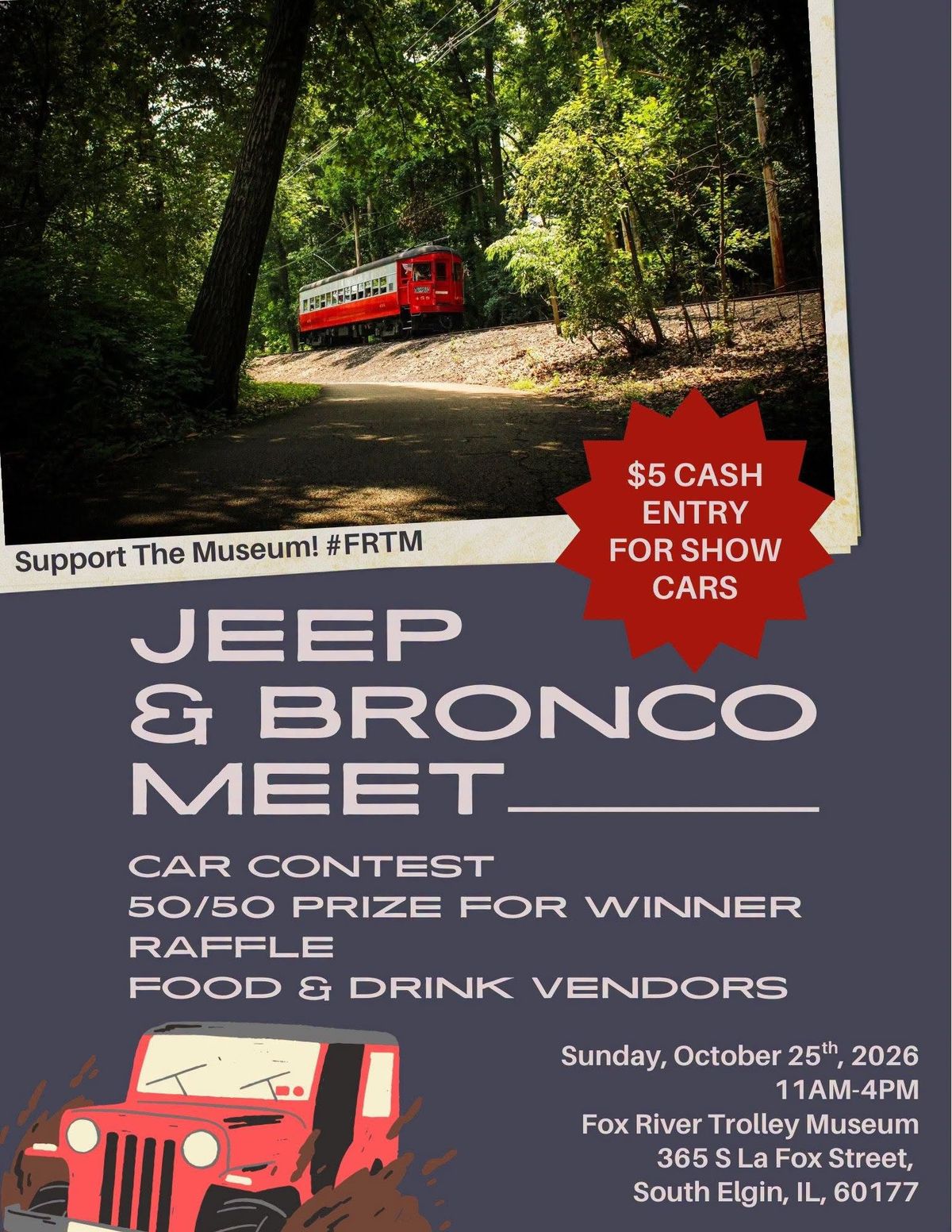 Willys, Wranglers & Autumn Rails (Car Show)