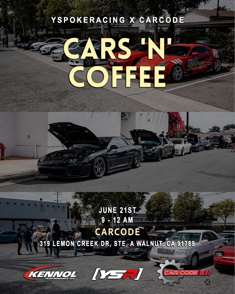 YSpoke Racing x Carcode Cars 'N' Coffee