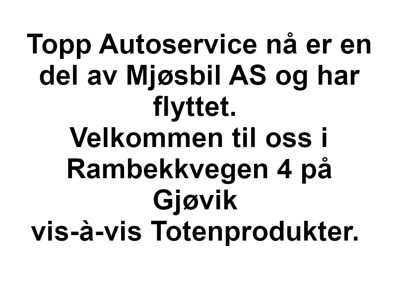 Bilde 1 av  Topp Autoservice AS