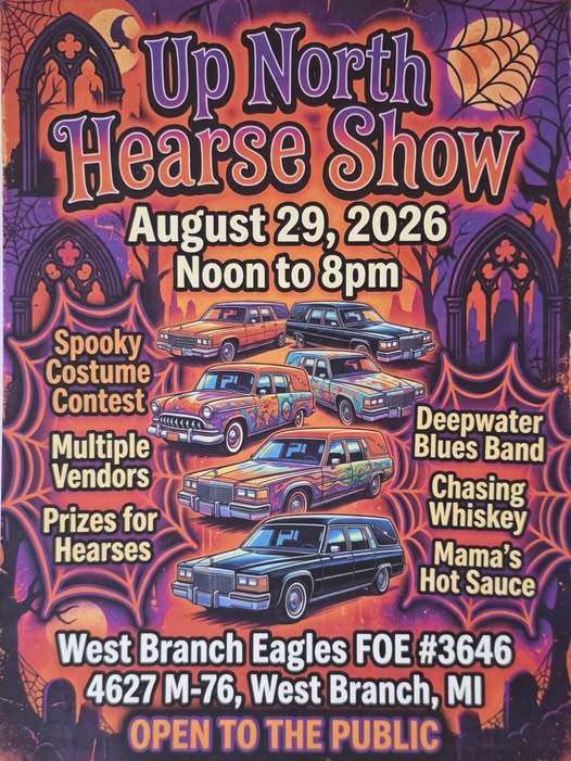 Up North Hearse Show flyer