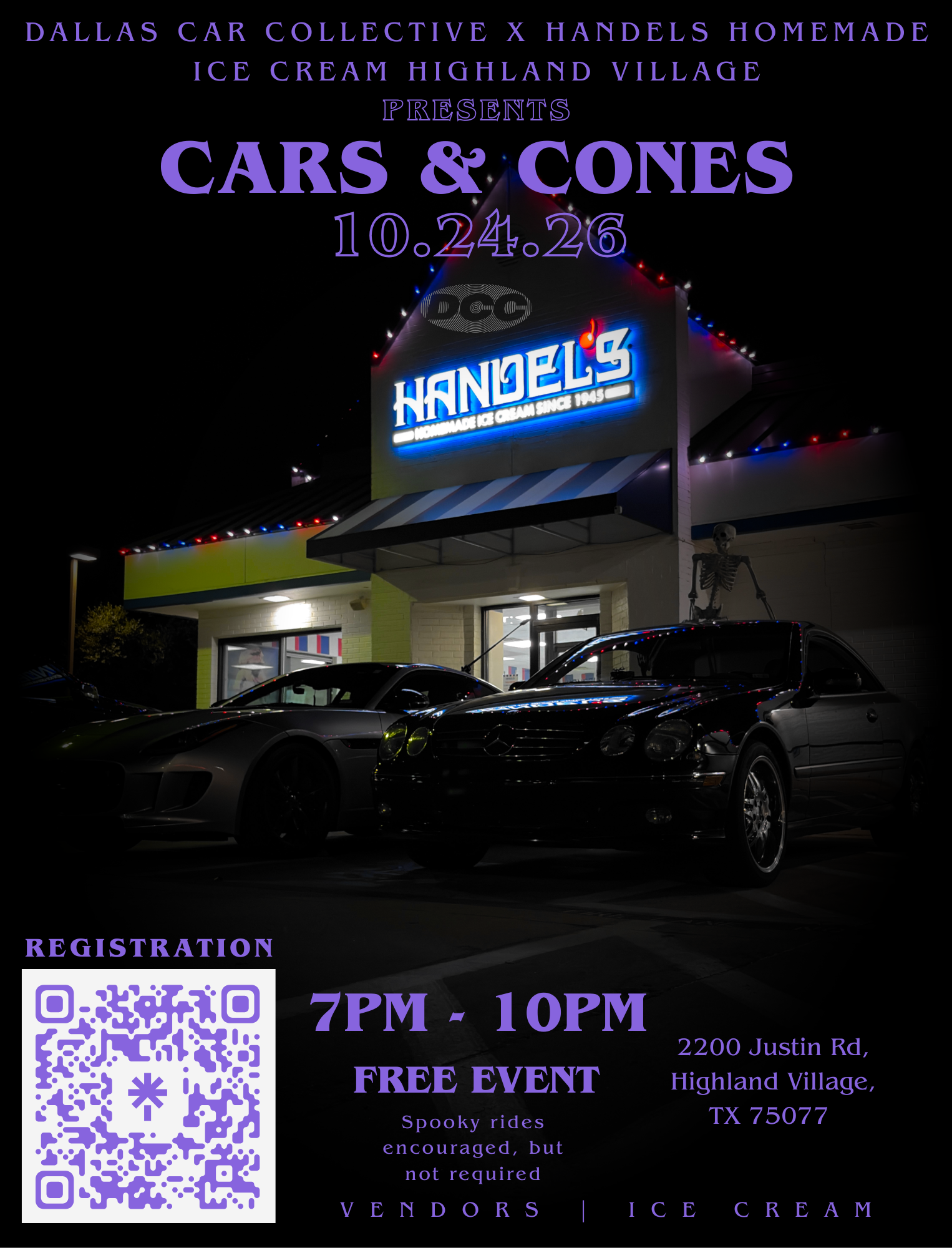 Flyer for Cars & Cones