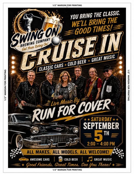 Swing On Brewing Company Cruise In flyer
