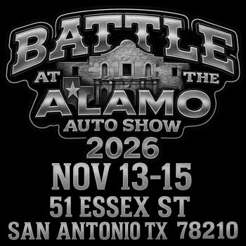 Flyer for Battle at the Alamo Auto Show 2026