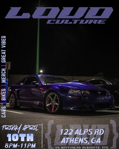 Flyer for Loud Culture Car Show
