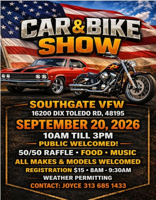 Car & Bike Show flyer