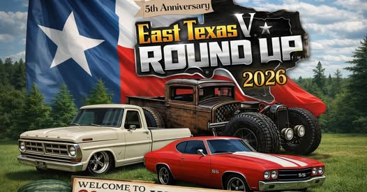 East Texas Round Up V - 5th Anniversary flyer