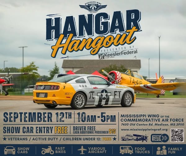 Hangar Hangout flyer