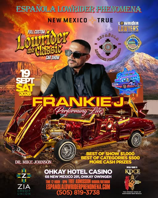 Full Custom Lowrider & Classic Car Show - Española Lowrider Phenomena flyer