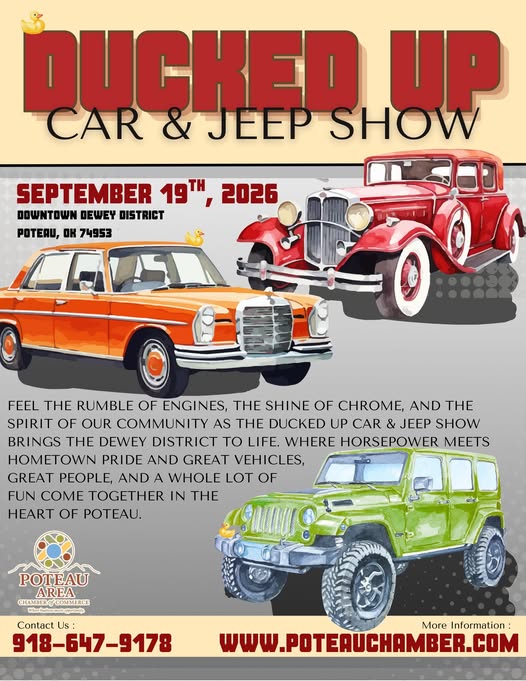 Ducked Up Car & Jeep Show flyer
