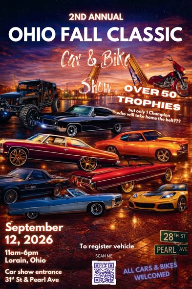 2nd Annual Ohio Fall Classic Car & Bike Show flyer
