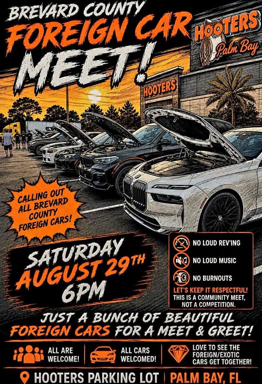 Brevard County Foreign Car Meet flyer