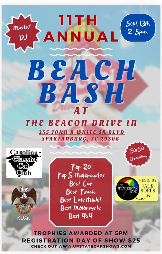 11th Annual Beach Bash flyer