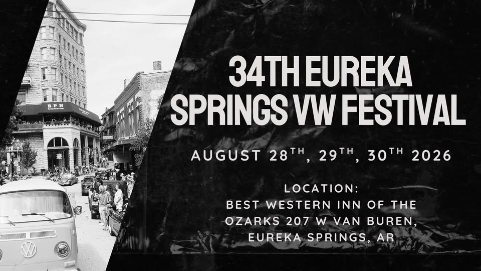 34th Eureka Springs VW Festival flyer
