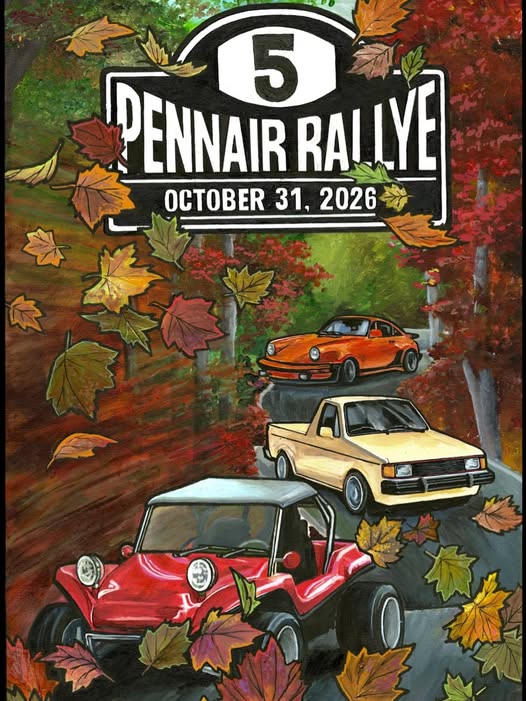 Flyer for 5 Pennair Rallye