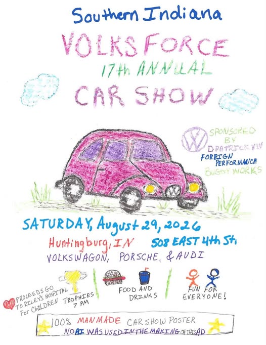 Southern Indiana Volksforce 17th Annual Car Show flyer