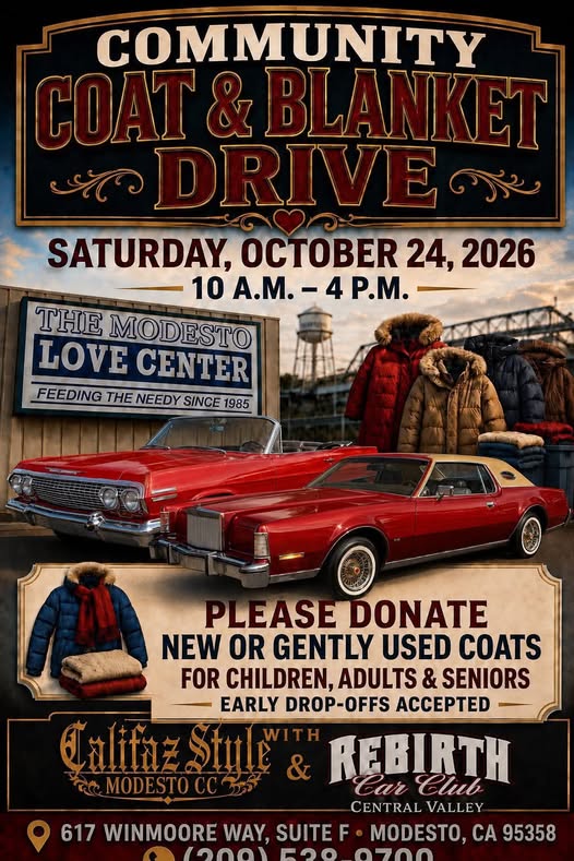 Flyer for Community Coat & Blanket Drive
