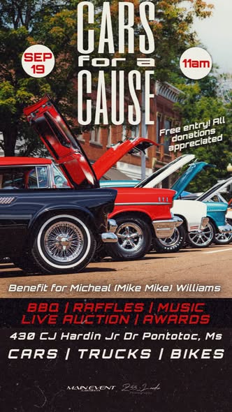 Cars for a Cause flyer