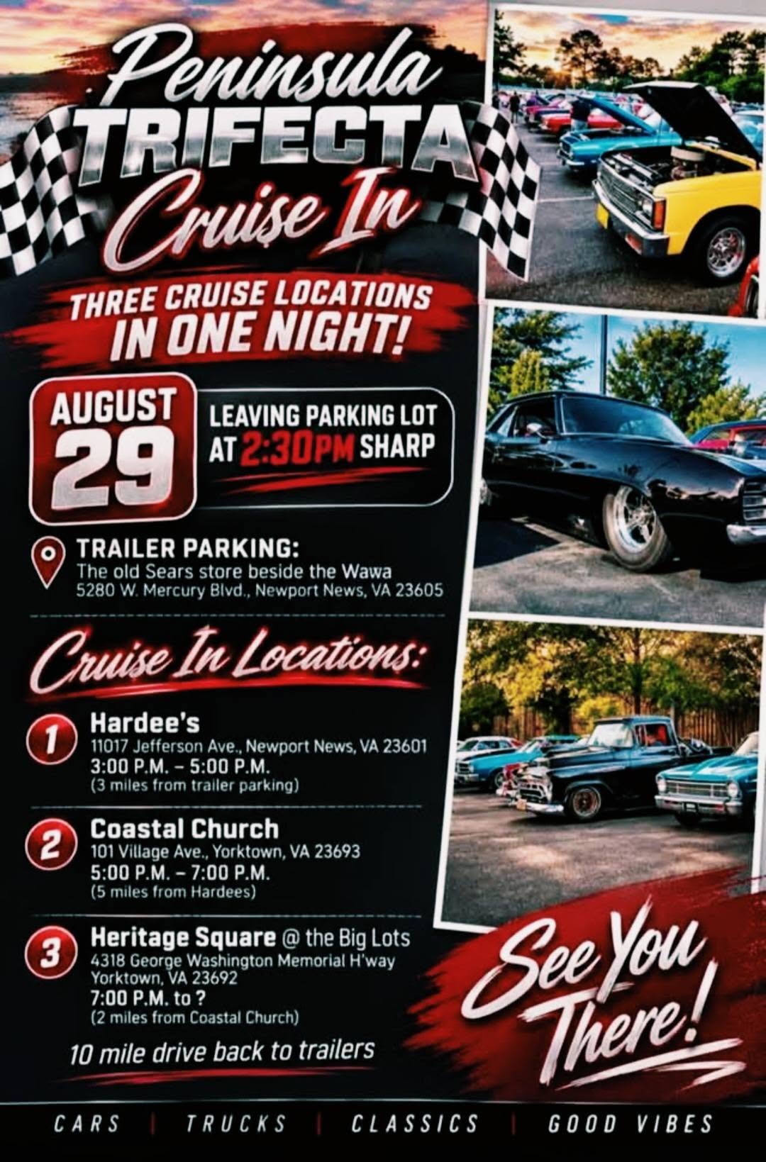 Peninsula Trifecta Cruise In flyer