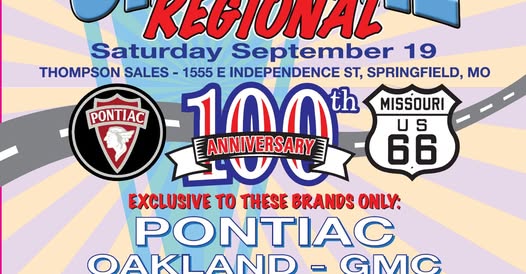 Pontiac Oakland GMC Regional flyer