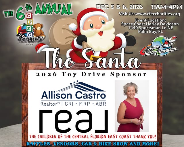 Flyer for The 6th Annual Santa Toy Drive