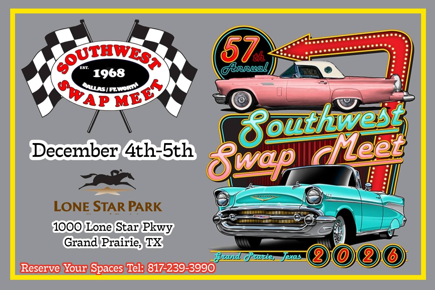 Flyer for 57th Annual Southwest Swap Meet