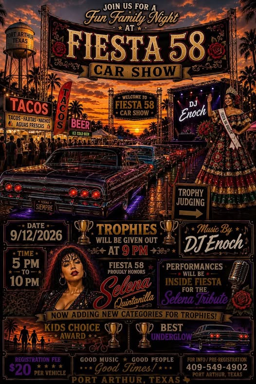 Fiesta 58 Car Show flyer