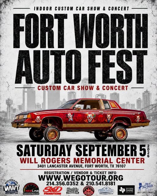Fort Worth Auto Fest flyer