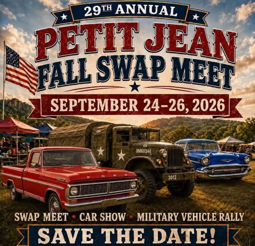 29th Annual Petit Jean Fall Swap Meet flyer