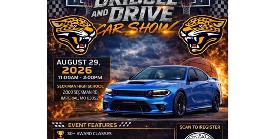 Dribble and Drive Car Show flyer