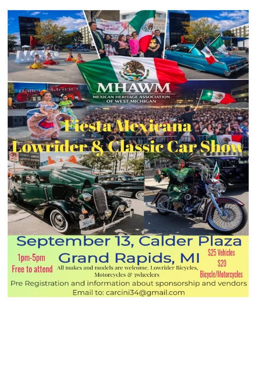 Fiesta Mexicana Lowrider & Classic Car Show flyer