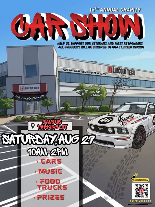 15th Annual Charity Car Show flyer