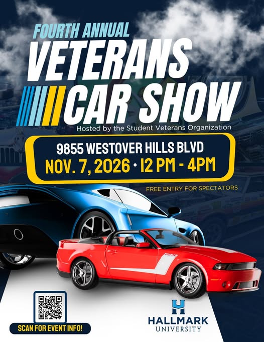 Flyer for Fourth Annual Veterans Car Show