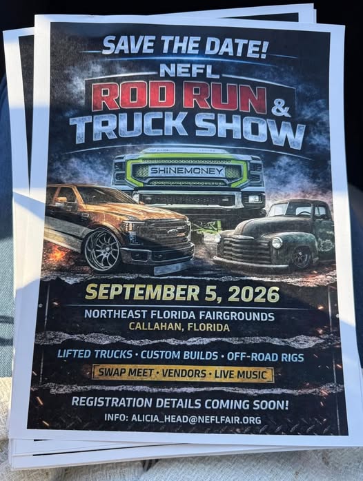 NEFL Rod Run & Truck Show flyer