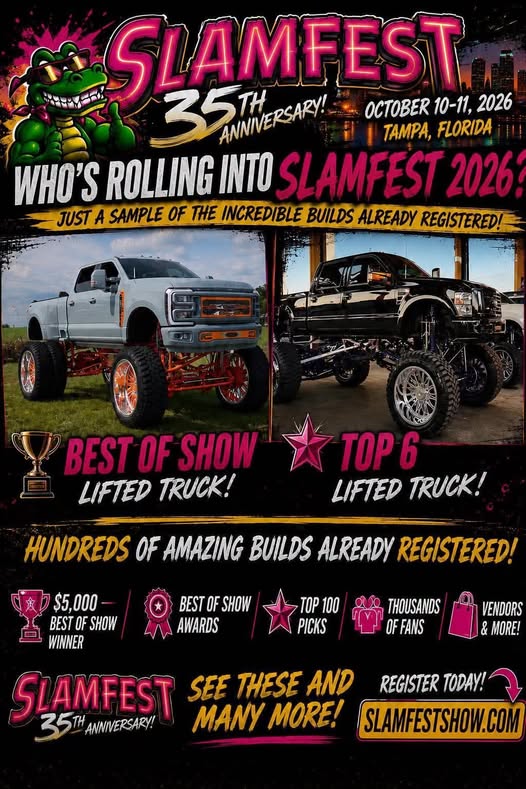 Flyer for SLAMFEST 35th Anniversary