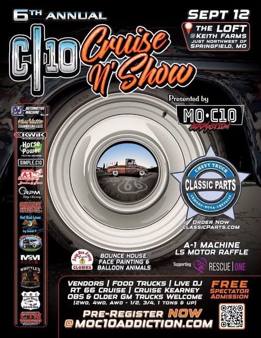 6th Annual GloQuise 'n' Show flyer
