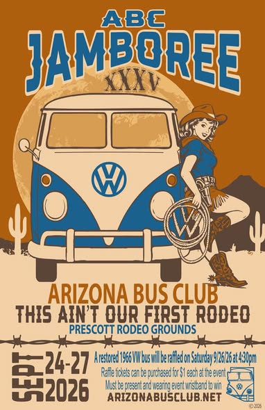 ABC Jamboree XXIV - Arizona Bus Club flyer