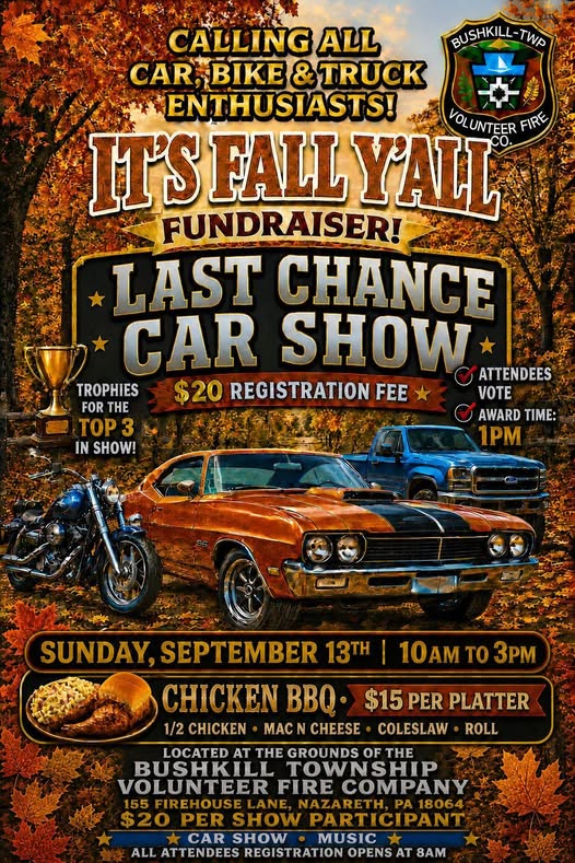Last Chance Car Show flyer