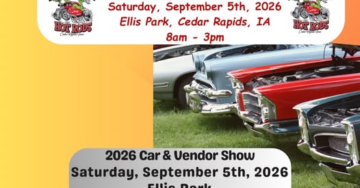 2026 Car & Vendor Show flyer