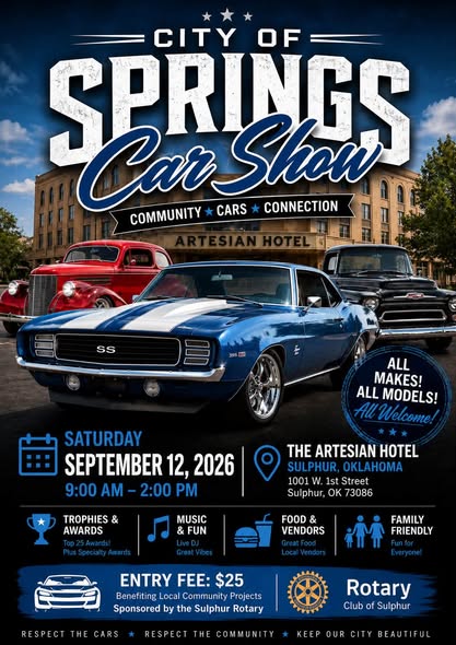 City of Springs Car Show flyer