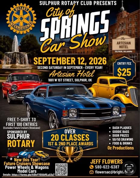 City of Springs Car Show flyer